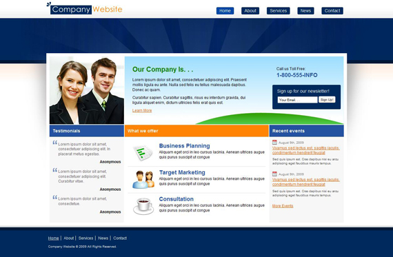 B2B Company Websites for lead conversion